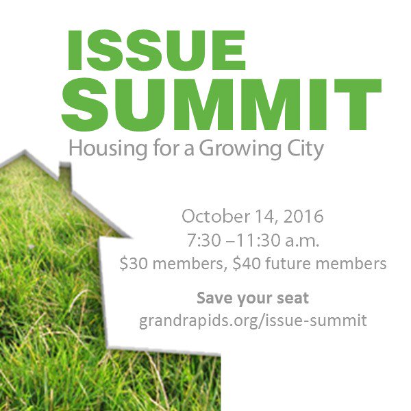 GRChamber's tweet photo. October #IssueSummit will address the questions around the #GrandRapids housing market. https://t.co/HRTUeauFT7 https://t.co/9N7BwDvYBS