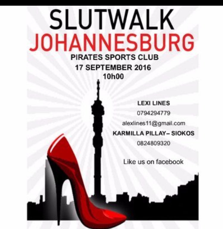starwalk2015's tweet photo. Hope you are all ready for Saturday!!
#slutwalkjhb2016 https://t.co/GrljKdc0vQ