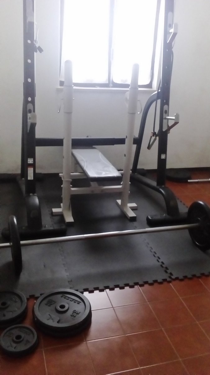 modetrex's tweet image. I missed you too, home #gym yeah, sorry I had a cold..