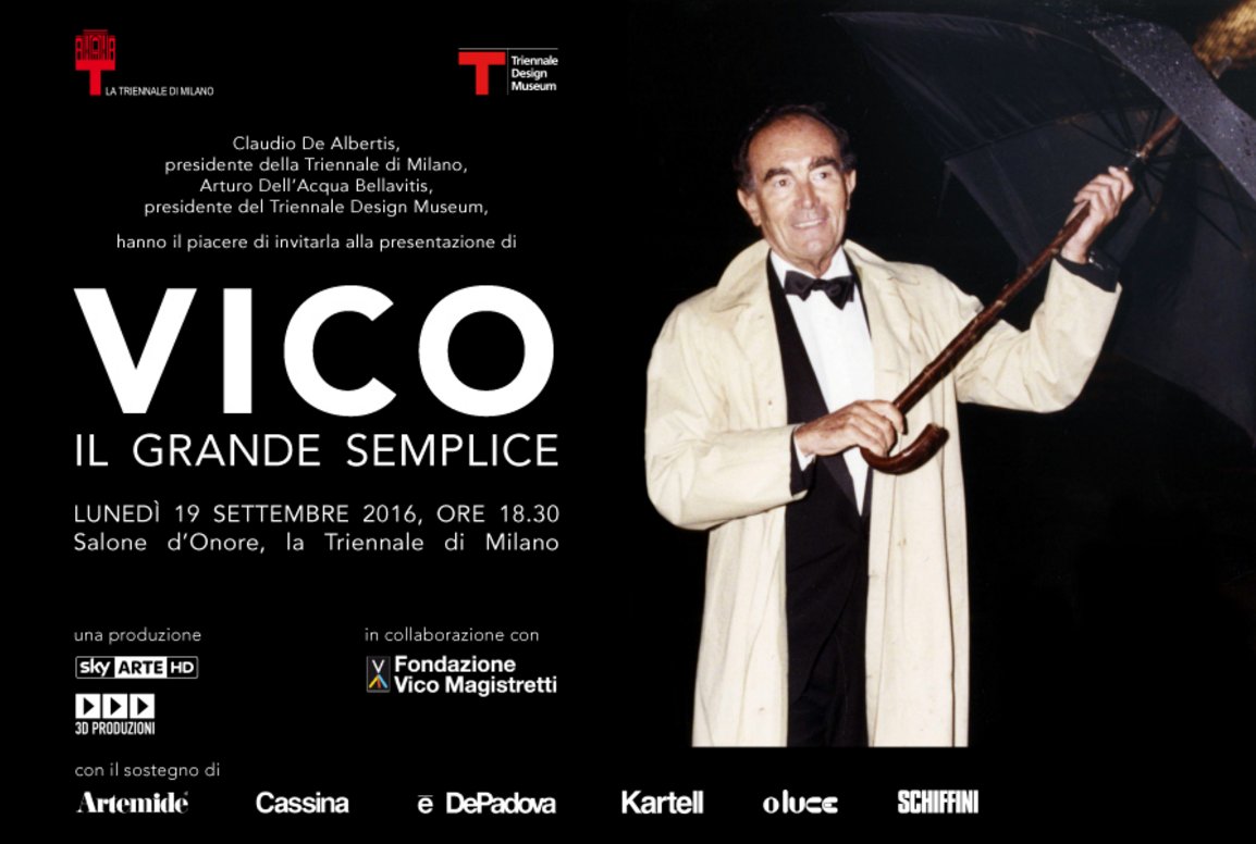 fuorisalone's tweet photo. Un omaggio al designer e architetto #VicoMagistretti. 19 settembre ore 18.30 @LaTriennale > https://t.co/FHhWmVmX22 https://t.co/8c7wxLNDyb