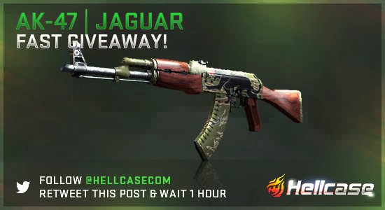 hellcasecom's tweet image. FAST GIVEAWAY
1) FOLLOW @hellcasecom
2) RETWEET THIS POST
3) WAIT 1 HOUR