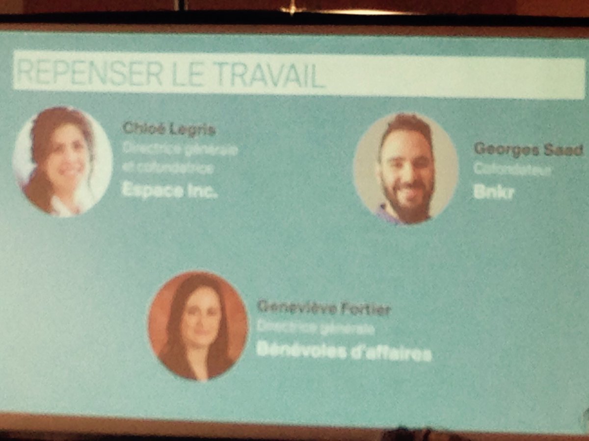 Novae_'s tweet photo. Confiance et responsabilisation de son équipe sont les clés pour rendre le travail plus flexible #confQuebec https://t.co/N30bh02N0t