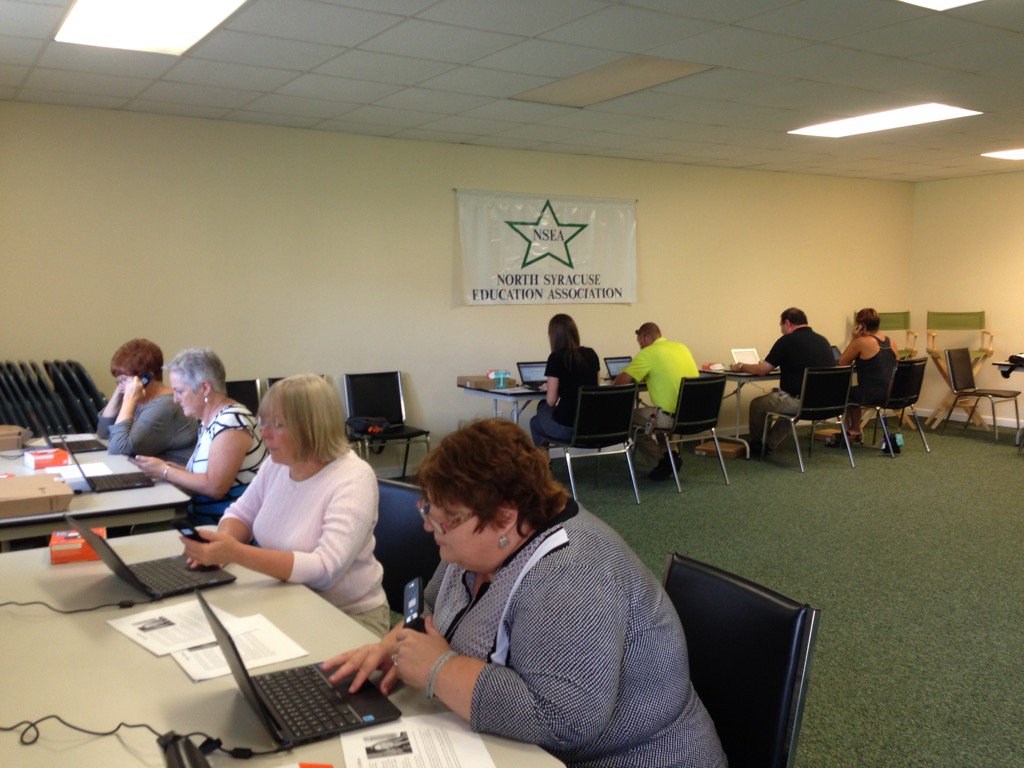 clearypm's tweet photo. Full house calling for our @nysut endorsed candidates @Ian_CNY @LGBTQNYSUT @StirpeAl @CarlKornNYSUT @VoigtAndrew https://t.co/nh8bBgte6A