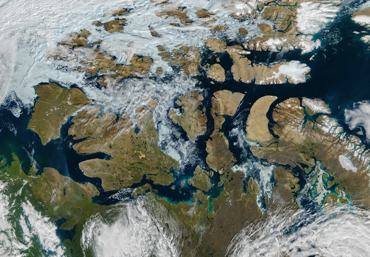 ClimateDesk's tweet photo. Arctic sea ice cover set to be second lowest ever recorded, data suggests https://t.co/xXrb4gR66E via @guardian https://t.co/Aa9KBHMPSn