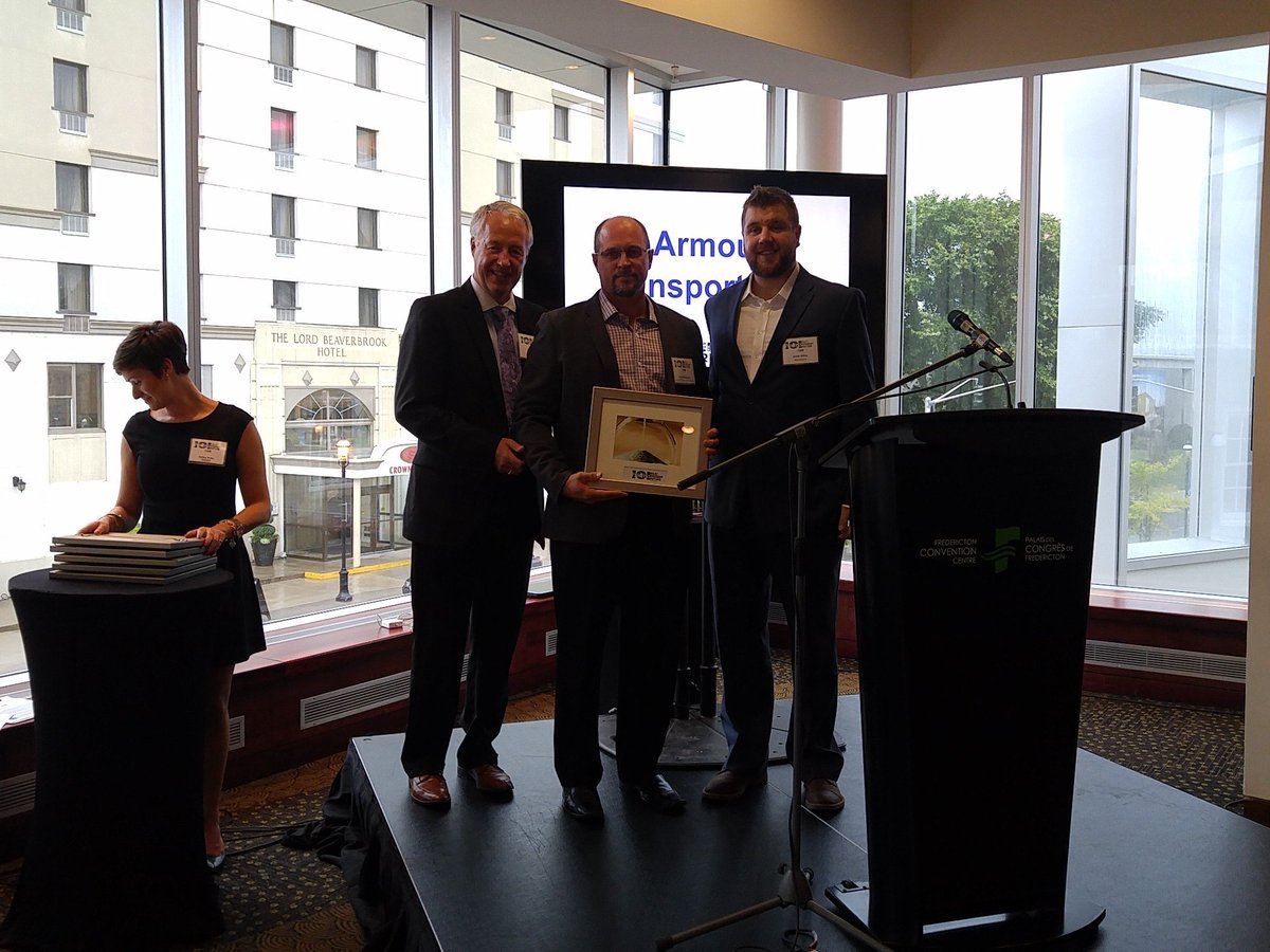 ProgressMedia's tweet image. Coming up: presentation of 101 Awards. The first award is the service award and it goes to Armour Transportation!