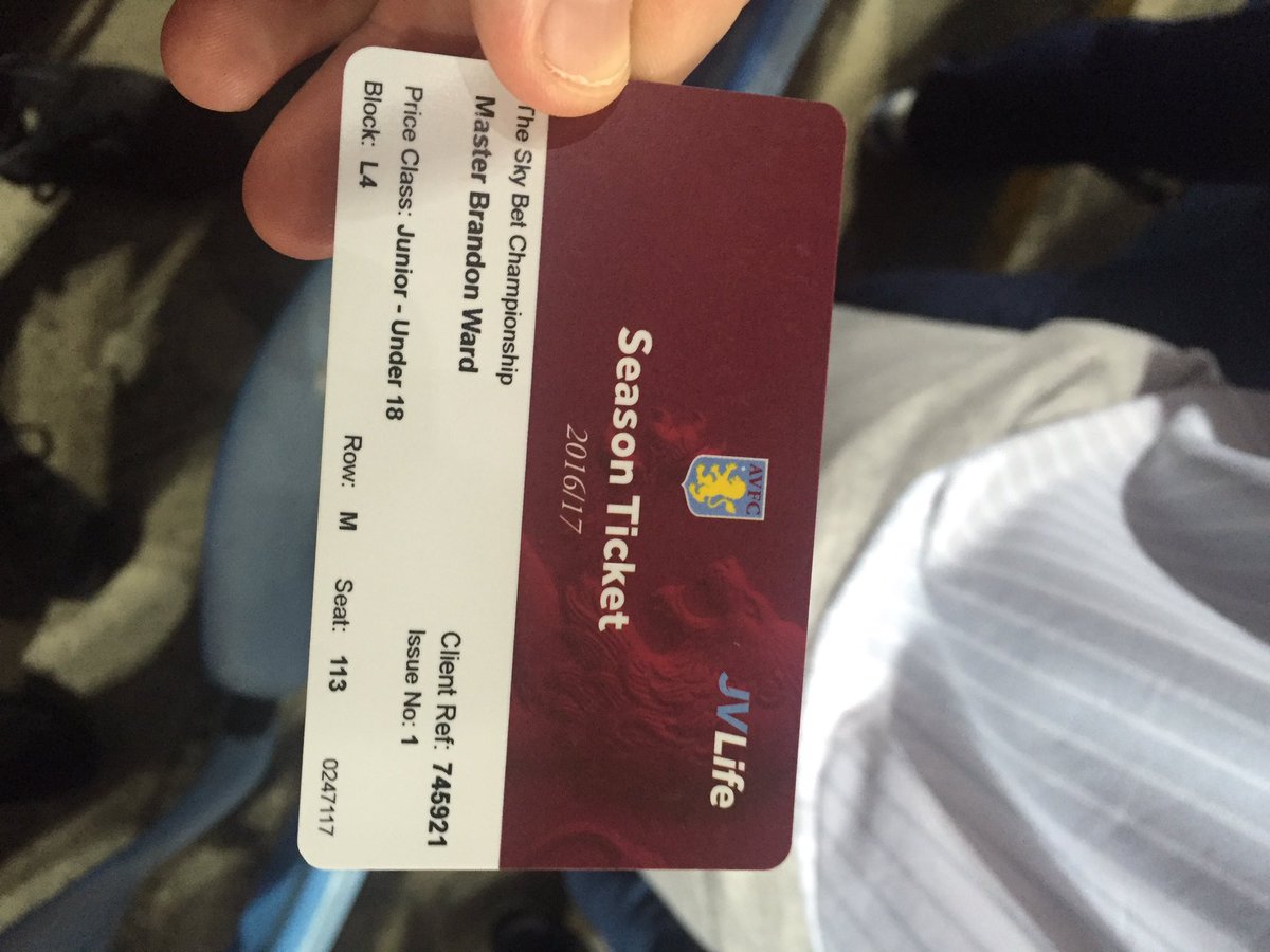 thomasgeorge97's tweet image. Can everyone please retweet this, as a young season ticket holder has dropped his ticket, thanks #AVFC @AVFCOfficial