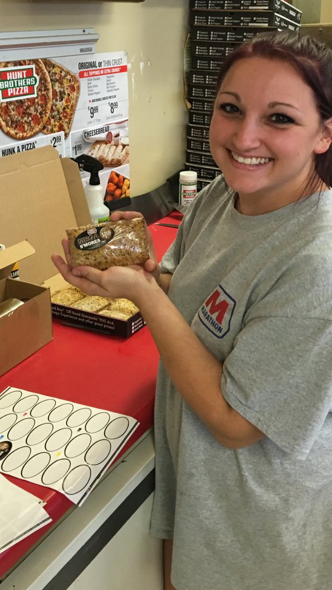 gprice_greg's tweet photo. @TBHCDelivers Wards Quick Stop - proudly selling @hbpizza Mega S'mores!! #megadessert #megagood https://t.co/VpuQ8rJIU4