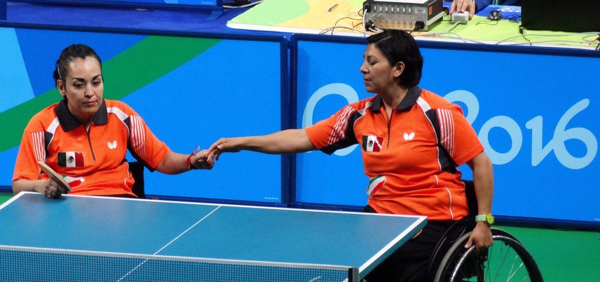 fabiola_zamoran's tweet photo. #TenisDeMesa La dupla Edith Sigla y María Paredes🇲🇽 avanzan a 4tos en @rio2016_es🇧🇷 #VamosXmás🇲🇽 https://t.co/71WAqzJ4EU