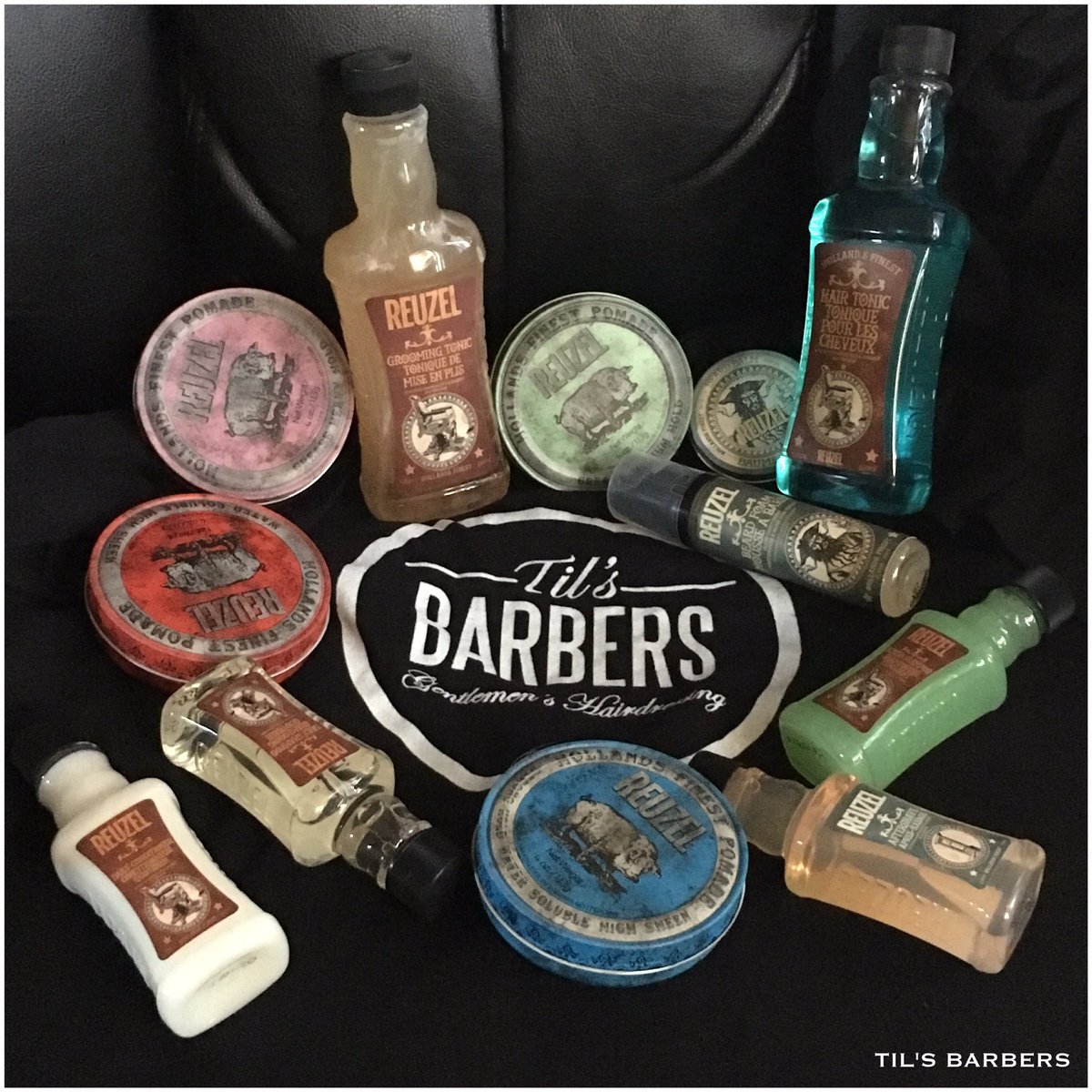 TilsBarbers's tweet photo. #Reuzel products available @TilsBarbers #tilsbarbers #beardfoam #beardbalm #hairtonic #pompadour #hollandsfinest https://t.co/BeUPHeZhU0