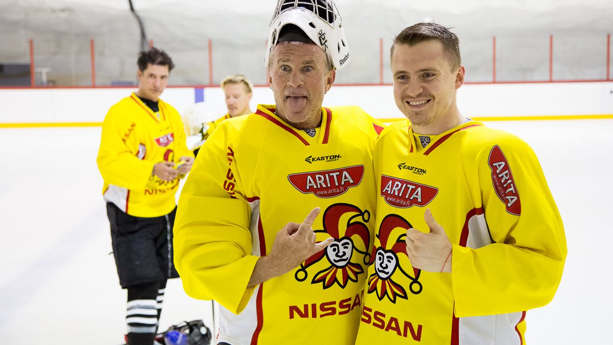 Jokerit_EN's tweet photo. Special day for @arty_kulda to be on the ice with the stars of #RHCP. More photos: https://t.co/3gTyiXJKpL #Jokerit https://t.co/nLZhSTdqpN