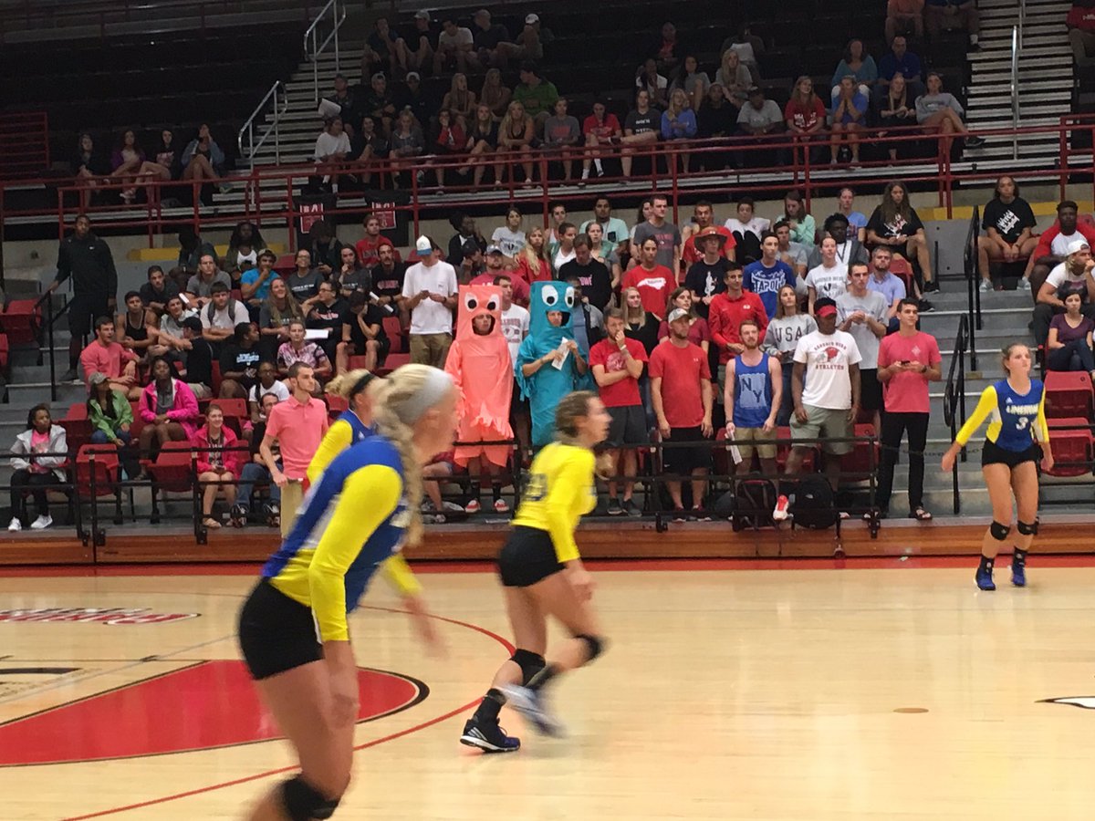 GWUBlockheads's tweet photo. Finally! Another @GWU_VB home match. Join us tonight at 6pm #FreshmanNight https://t.co/rPplZia1x6