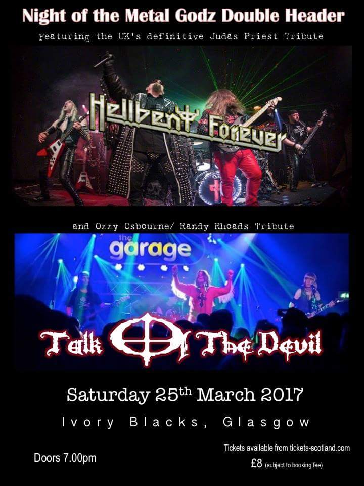 Excited to announce an awesome double header with <a href="/Hellbent4ever/">Hellbent Forever</a> Tickets on sale next week from <a href="/ticketsscotland/">Tickets Scotland</a>