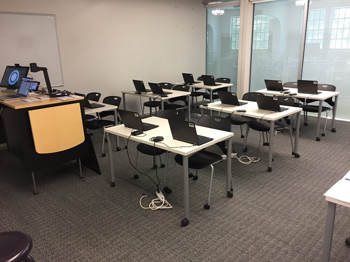 rickseeley's tweet photo. Ready to present to Graduate Faculty and Students at UNI about new classroom tech and @zoom_us video conferencing https://t.co/D0celKZF04