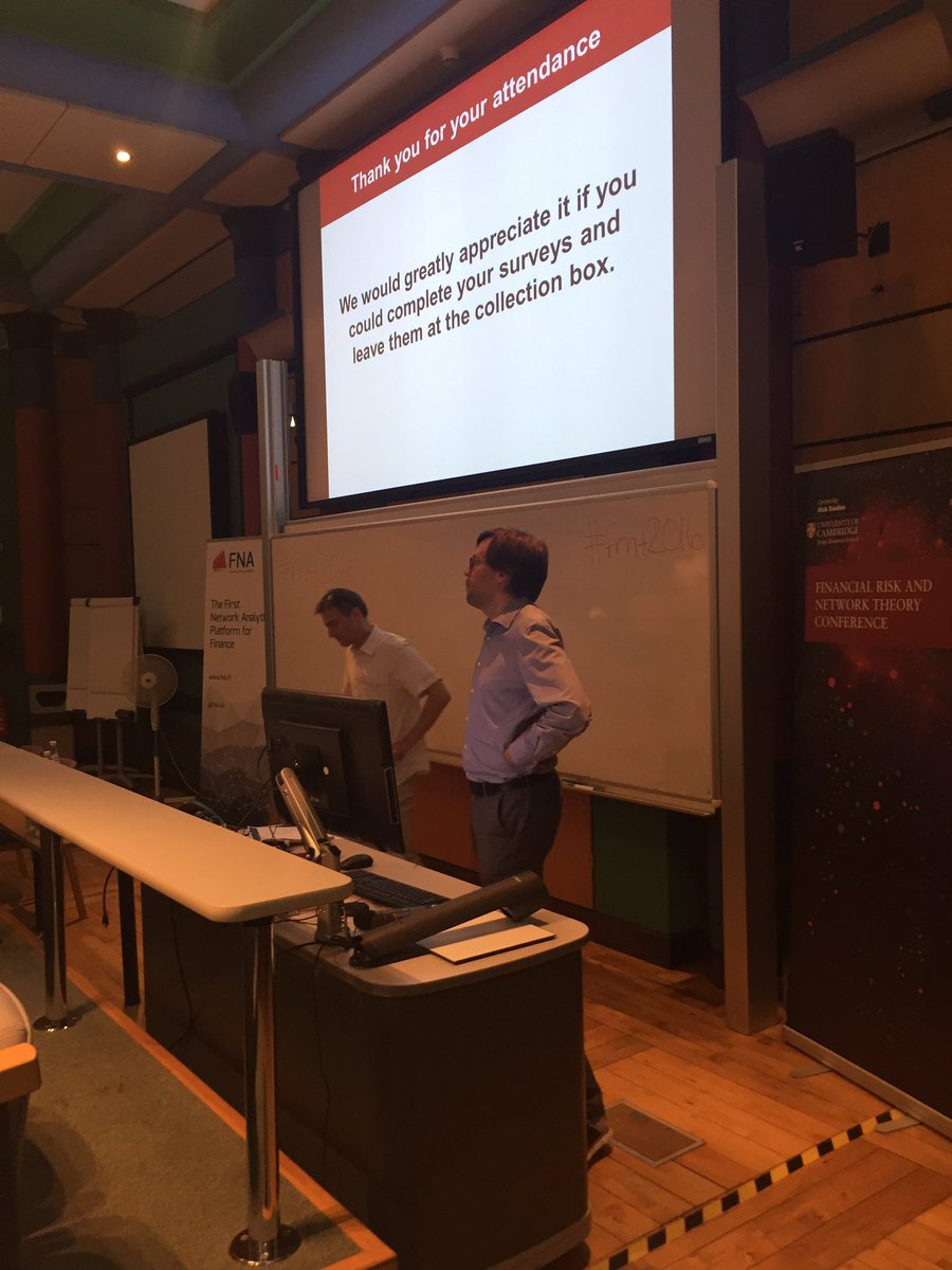 Risk_Cambridge's tweet photo. Closing remarks on the #FRNT2016. Massive thank you to all our delegates and attendees. See you next year! https://t.co/qzigaIBH0g