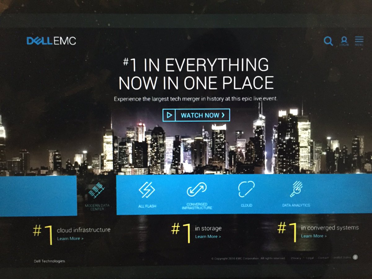 ShanaSuw's tweet photo. #1 in everything now in ONE place! #DellTechnologies #IWork4Dell #GoBigWinBig @DellEMC @Dell https://t.co/Ysx7aNRFSU