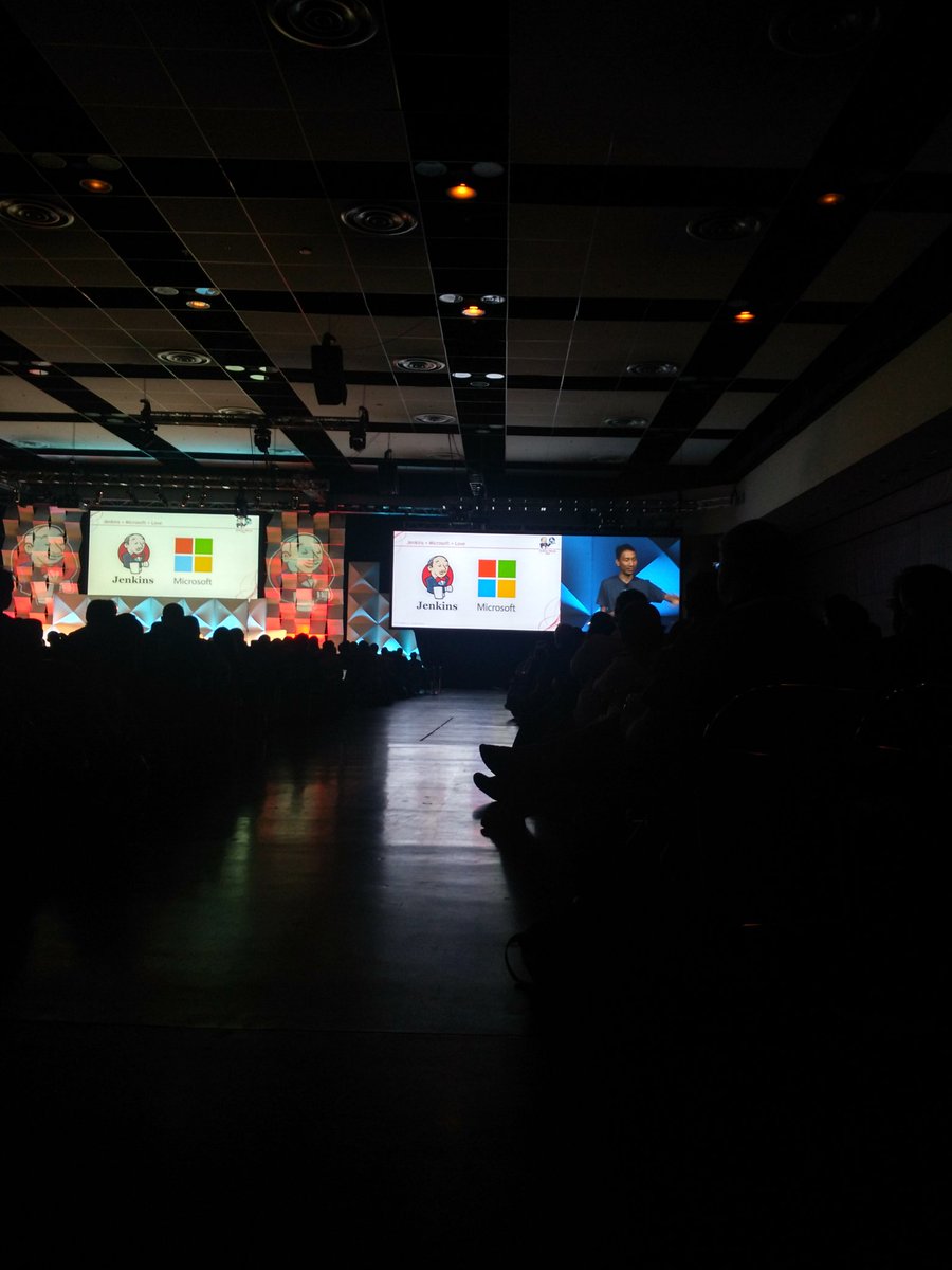 art_koshelev's tweet photo. #microsoft can't stop surprising me, this time it's collaboration with #jenkinsci #JenkinsWorld https://t.co/AZl50Zmp0z