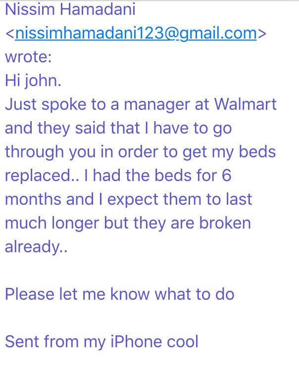 CarisaMarie11's tweet photo. Seriously though @johnstrauss & Have Never & Would Never sell to Walmart ๐๐๐๐ #EmailFun https://t.co/Uv1YsM2JGM