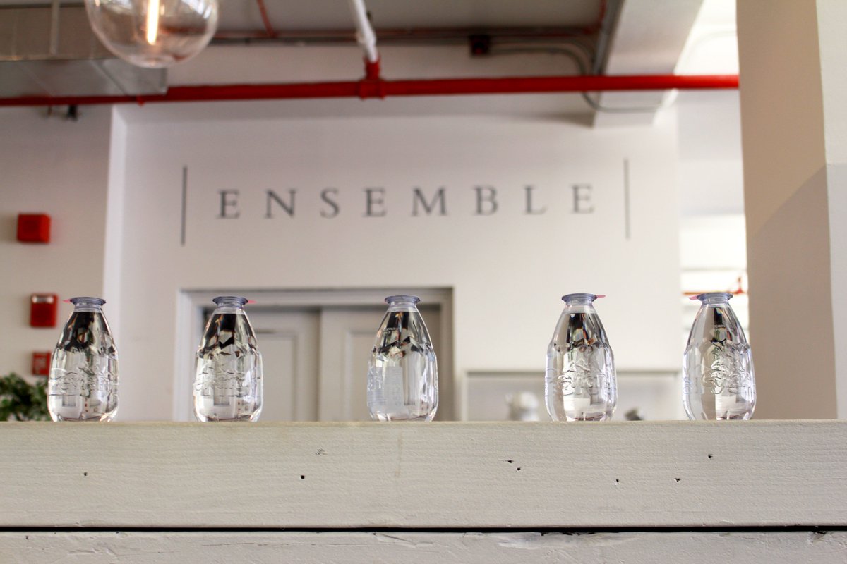 letsensemble's tweet photo. Evian Drop, now at Ensemble! #evian #refreshment #coworking #entrepreneur #innovation #newyork #DropsOfGreatness https://t.co/Om0ayNalb7
