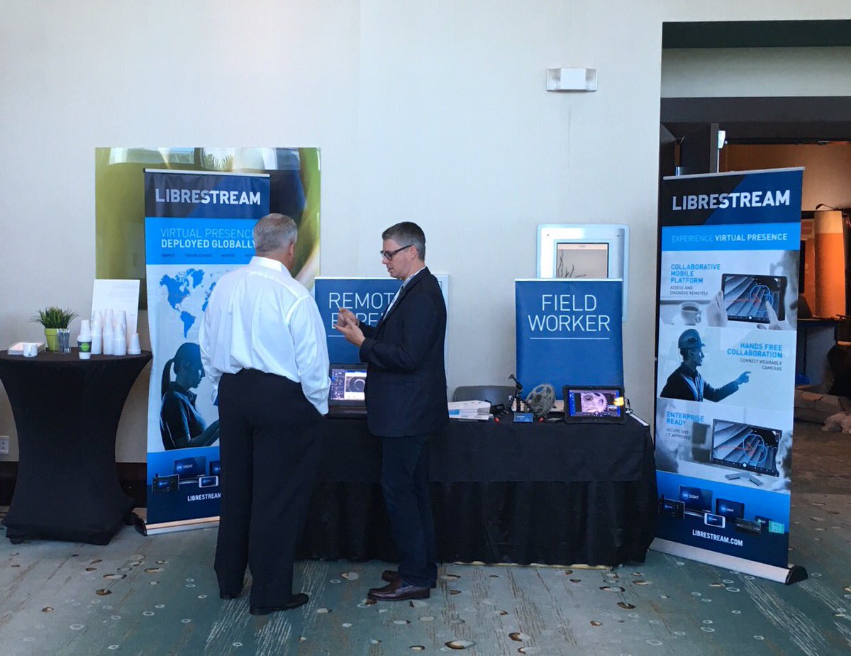 Librestream's tweet photo. It's the last day of #FieldServiceFall. If you haven't yet, stop by our booth and learn about #Onsight. https://t.co/RrnxGwnUDj