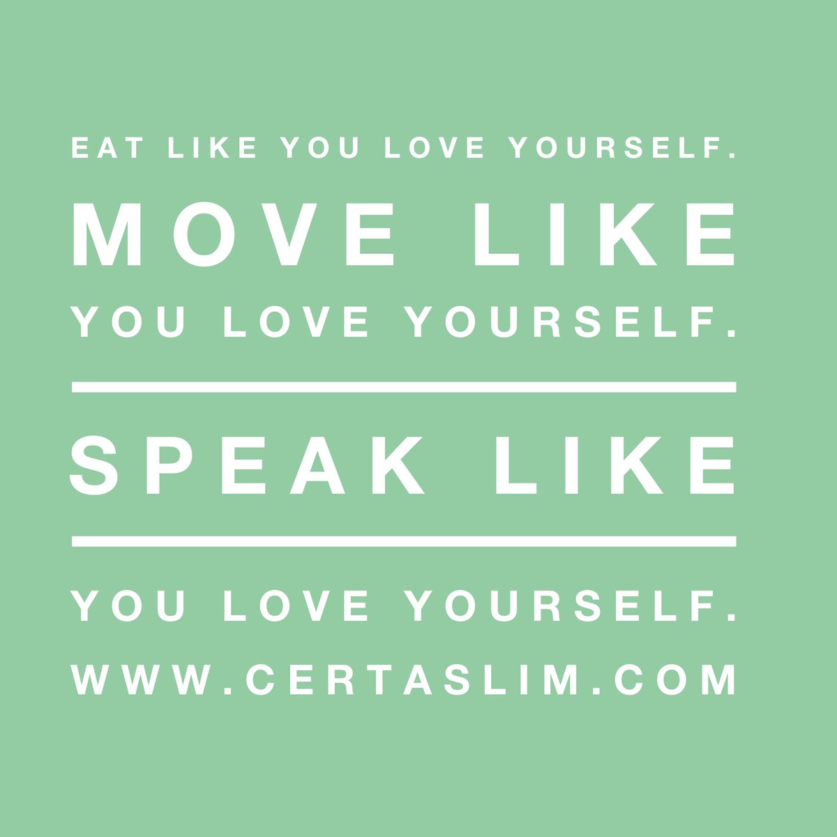 Certaslim's tweet photo. Love yourself. Love Certaslim.#certaslim #weightloss #love #success https://t.co/hbF16PdCmp