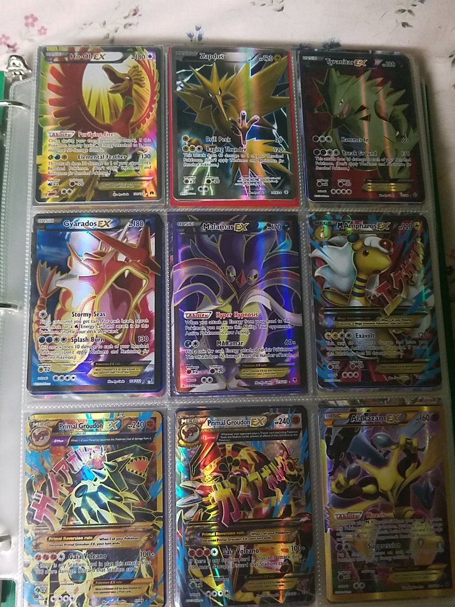 ProGamerGreen's tweet image. All my FA and EX cards atm. (Part1)