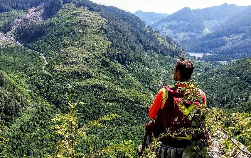 StrategicNRgrp's tweet photo. Jeremy Elliott checking out the view in Zeballos. Taken by Tom Chaschowy. #forest #forestr… https://t.co/n5VvxoTP7Z https://t.co/1X2Ti5N2PT