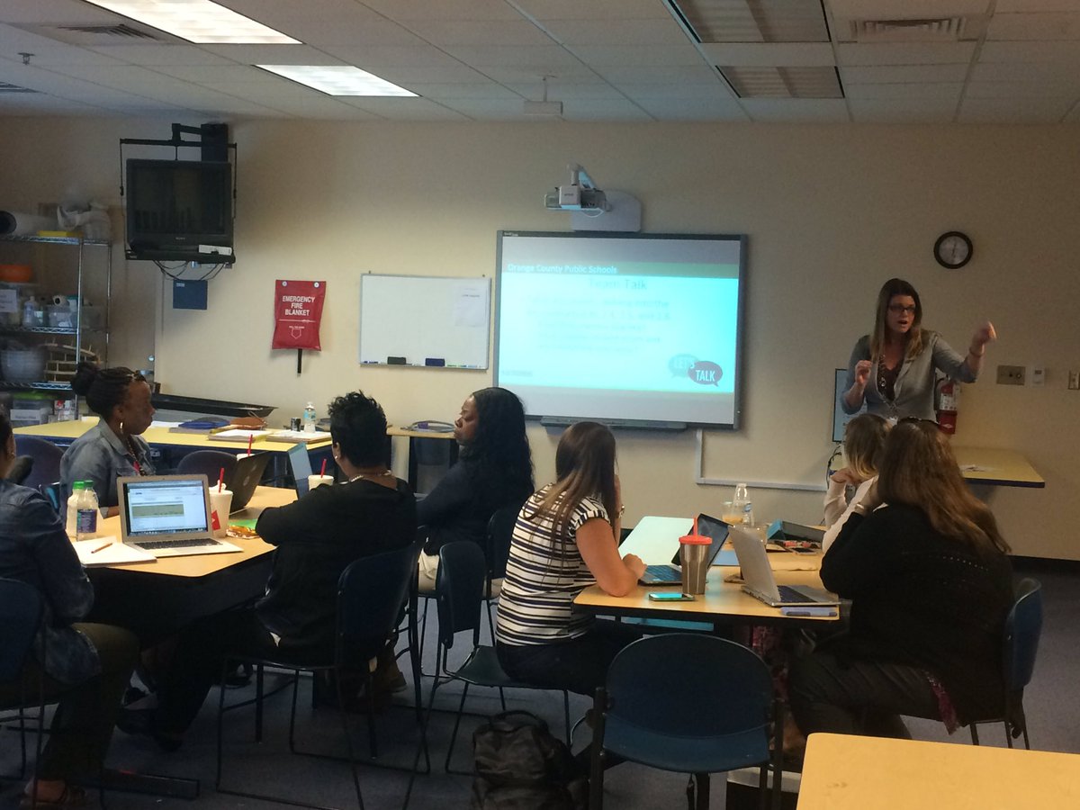 CPLocps's tweet photo. We're all about that team talk! Thanks for hosting our elem. ELA coaches today, @orlandoscience #ocpsmeanssuccess https://t.co/LWPCpMcRvL