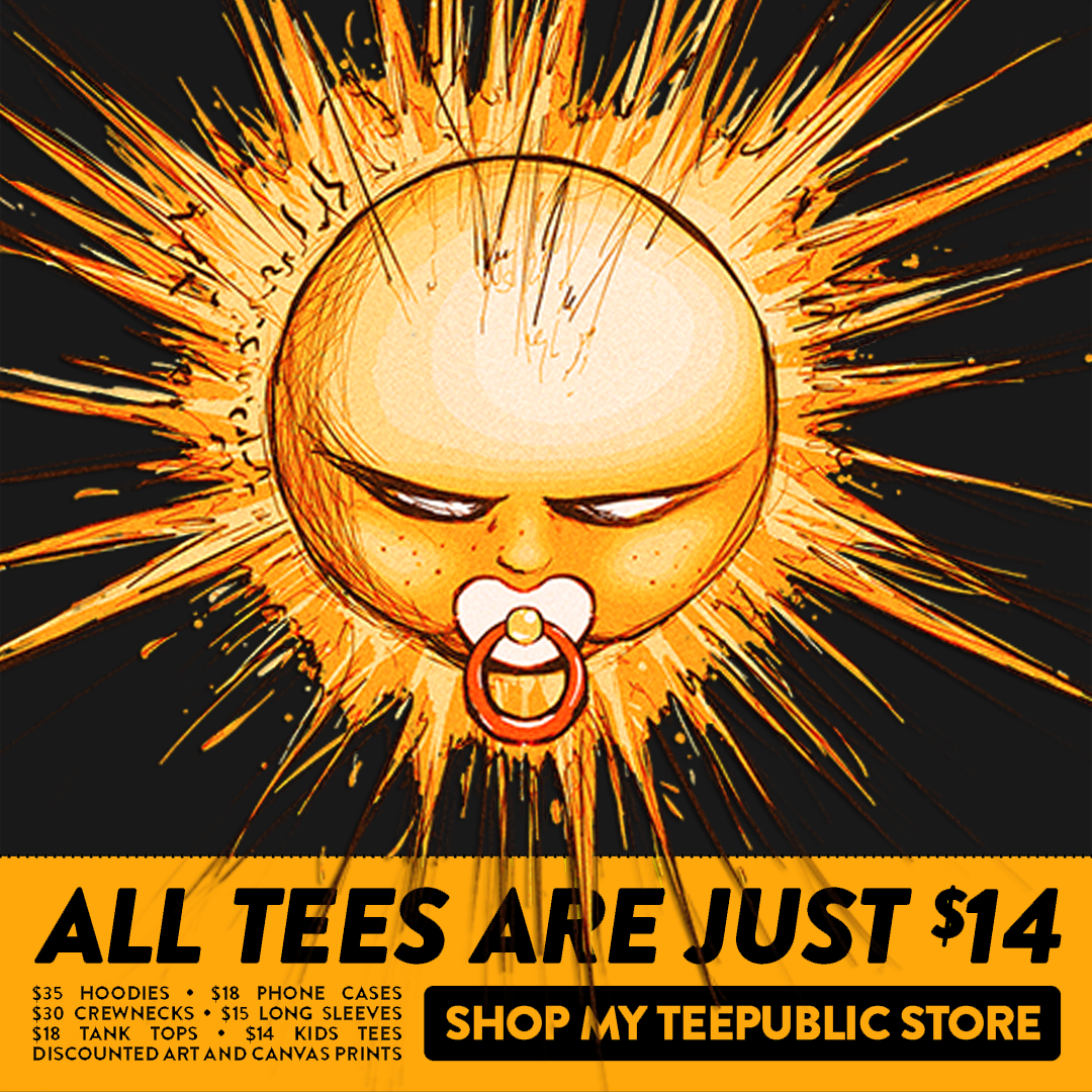 martinskowsky's tweet photo. my t-shirts are currently on sale for 14$ each --->>> https://t.co/qwz4x5ondj #sale #Tees #tshirt #Teepublic https://t.co/Qz87tsgOen