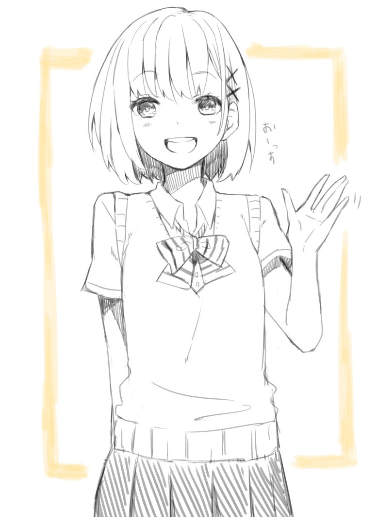 ちょっと息抜きに
#手癖で女の子を一人描いてください 