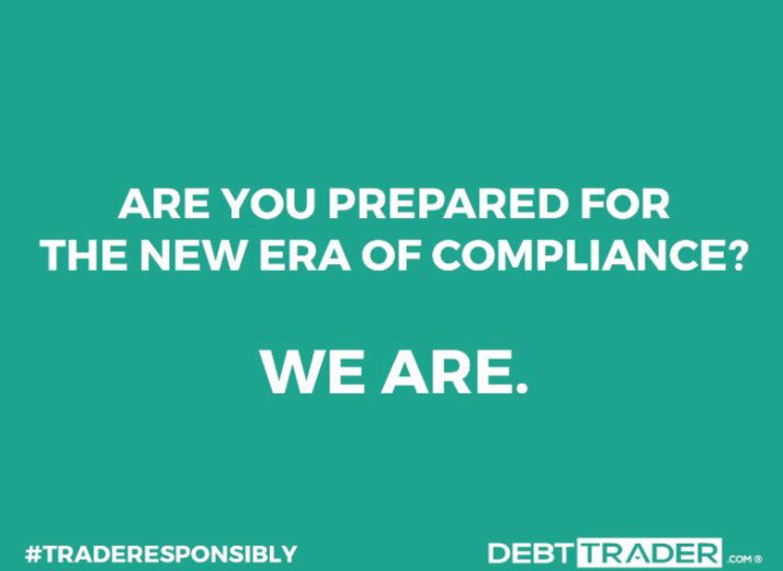 DebtTrader's tweet photo. Jenn Wilson, SVP of Compliance hosts a Debt Buying Due Diligence Round Table @ 3:30pm #DCS2016
#TradeResponsibly https://t.co/LutfeyRJpL
