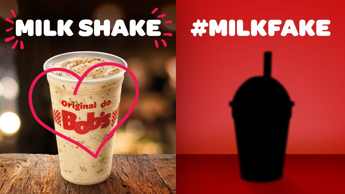 bobsbrasil's tweet photo. Não tem textão, a questão é simples: quem conhece o sabor de verdade não toma #MilkFake. https://t.co/NxXDPV4KHp