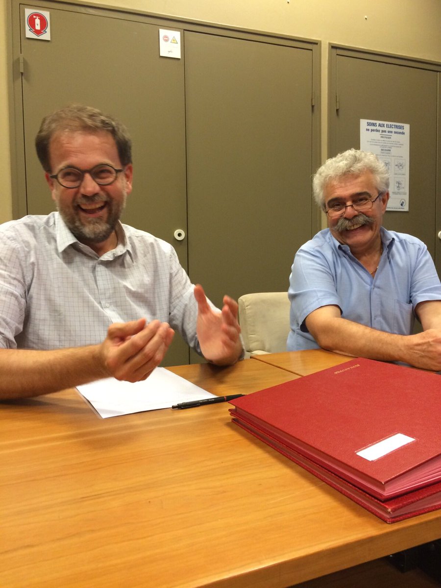 . <a href="/djacquemainF/">Didier Jacquemain</a> Délégué général de <a href="/FrancasFede/">Fédération nationale des Francas</a> et <a href="/jmmer/">Jean-Marc Merriaux</a> DG de <a href="/reseau_canope/">Réseau Canopé</a> #convention