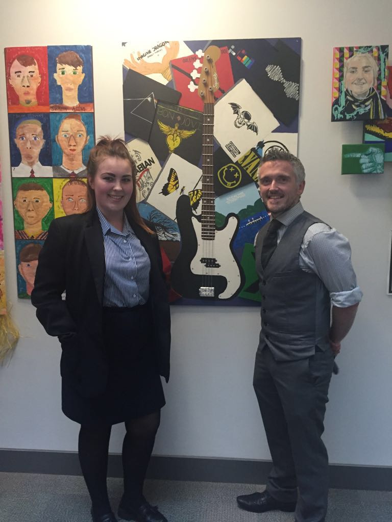 MercyCollegeNI's tweet photo. Very proud of our students displaying their artwork as part of the #NBALC exhibition in the @UlsterUni https://t.co/ILmQgkyJd9