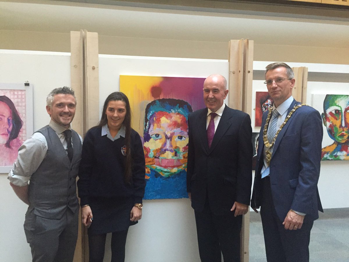MercyCollegeNI's tweet photo. Very proud of our students displaying their artwork as part of the #NBALC exhibition in the @UlsterUni https://t.co/ILmQgkyJd9