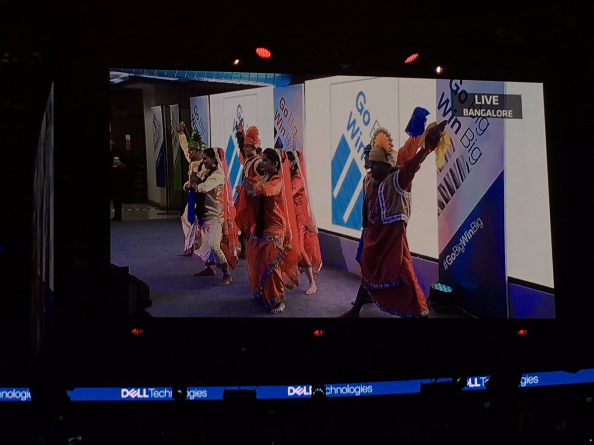 People from all over the world celebrating our newly formed company Dell Technologies  #GoBigWinBig