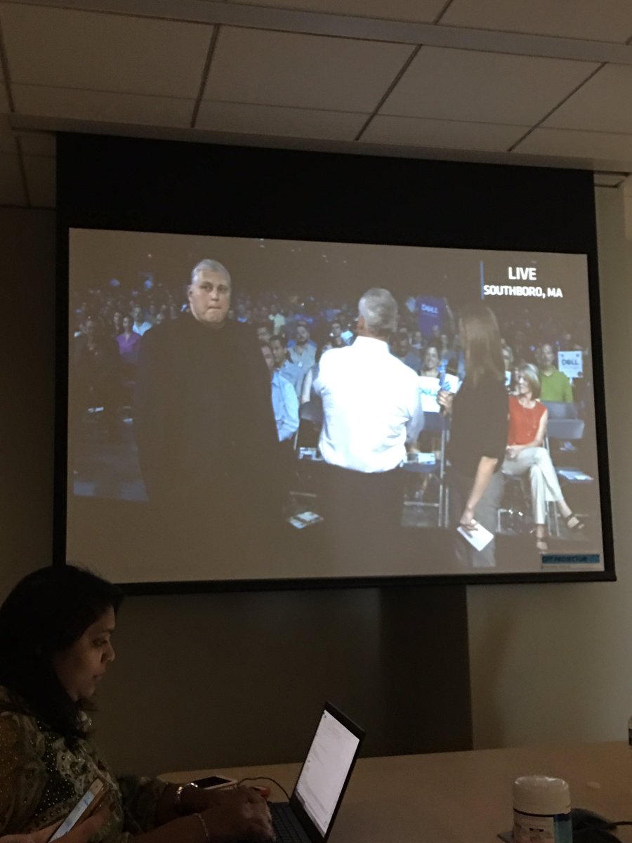 When the guy u're doing ur segment w/ unexpectedly goes down the "u compete me" route #GoBigWinBig #DellTechnologies