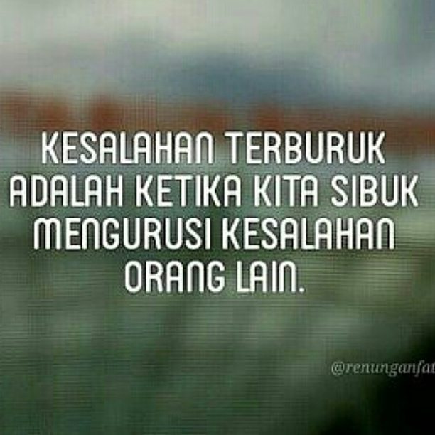 distrohaydar's tweet photo. Jangan sibuk mengurusi kesalahan orang lain. https://t.co/NkrV8bfmWK https://t.co/tlJRgzdqvS