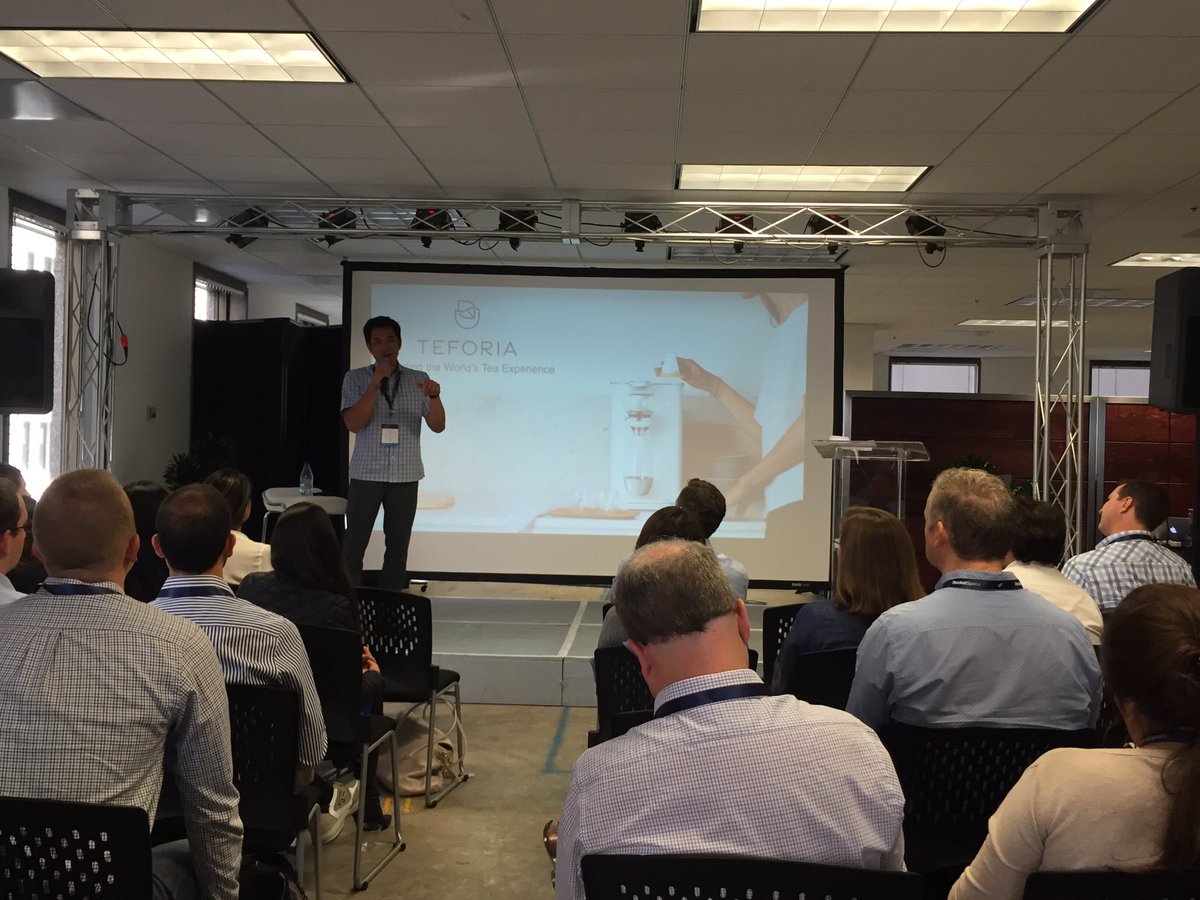 canicewu's tweet photo. @RocketSpace Cool startup Teforia disrupting the tea market, twice the size of coffee market $150B https://t.co/r1OoLQURXl