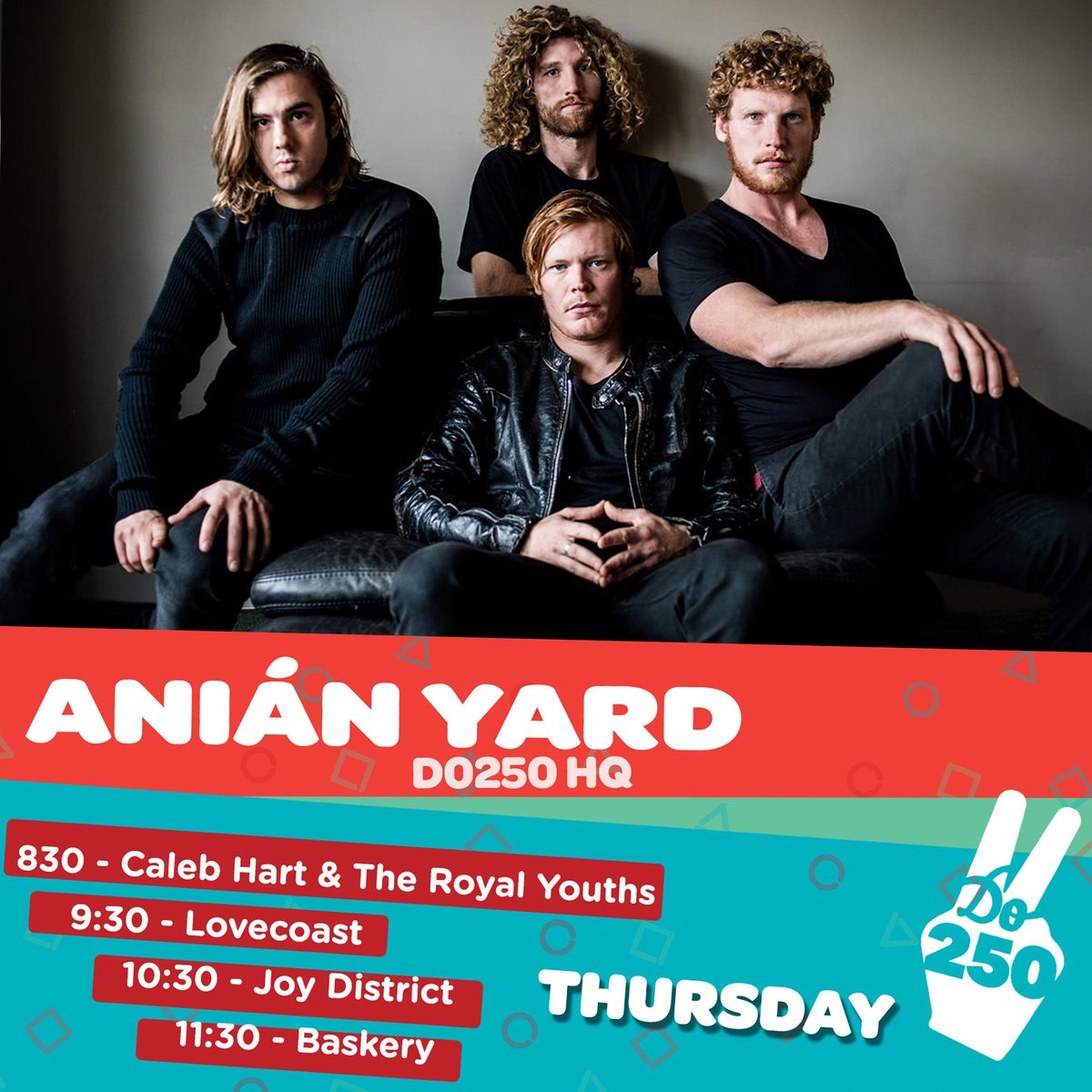 #riff2016 tomorrow night at ANIAN - Joy District takes to the yard at 10:30 !
come see us at Do250 HQ.