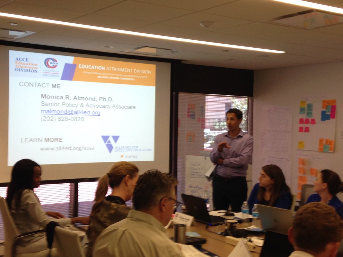 The wonderful @MonicaRAlmond from <a href="/All4Ed/">All4Ed</a> sharing #ESSA &amp; #Perkins knowledge w/ @ACCE_EAD Fellows C3 <a href="/ACCE_Updates/">ACCE</a>