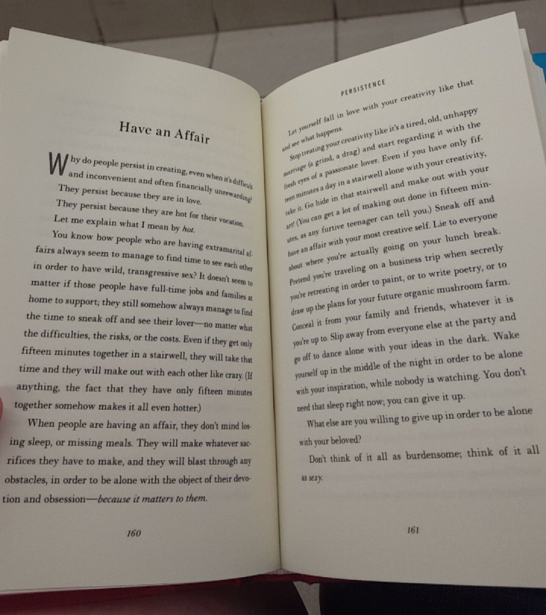 MissAmandaRaeee's tweet photo. I believe I've found my favorite chapter 😍
@GilbertLiz #BigMagic  #HaveAnAffair #PassionInWriting https://t.co/voh8Z4oxtb