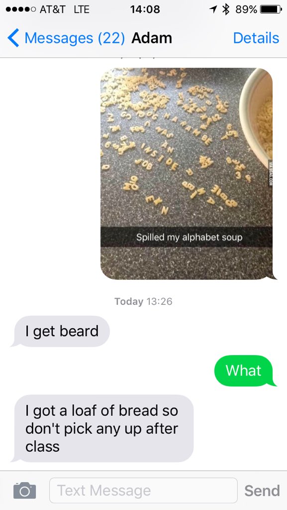 derGinger's tweet photo. Update: @AGuggenbiller did buy bread https://t.co/N90CskiW8e
