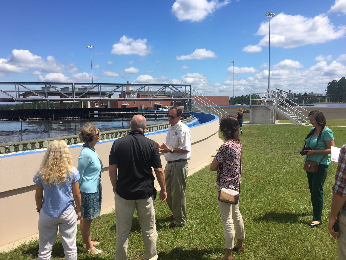 GulfDiplomacy's tweet image. Fascinating presentation &amp;amp; tour at ECUA Central Water Reclamation Facility #OpenWorldProgram @OpenWorldFHI360