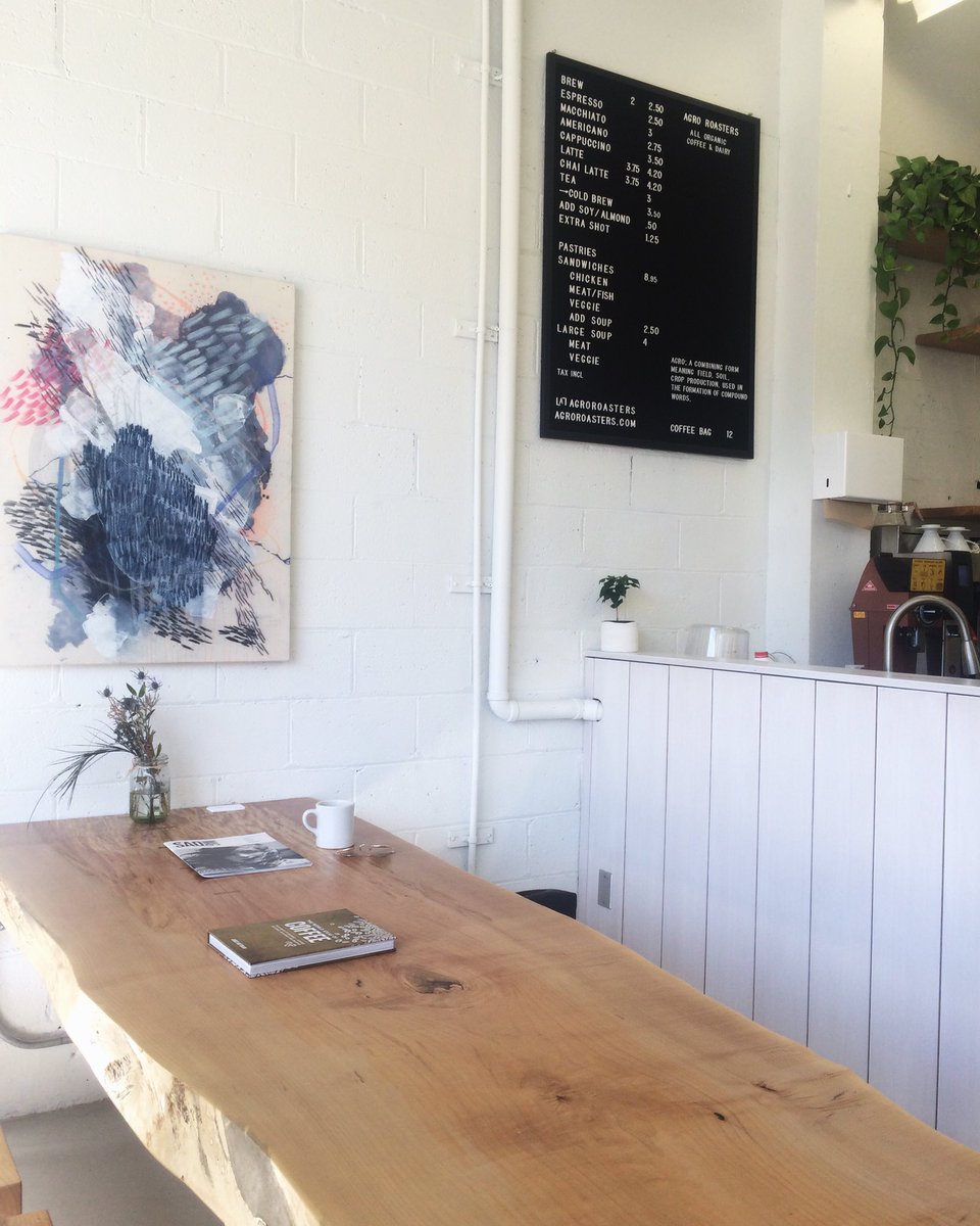 sarahdelaneyart's tweet photo. The last available painting from my series #recordinginandonit is hanging up at Argo on #ClarkDrive. https://t.co/EIjHkPK1bH