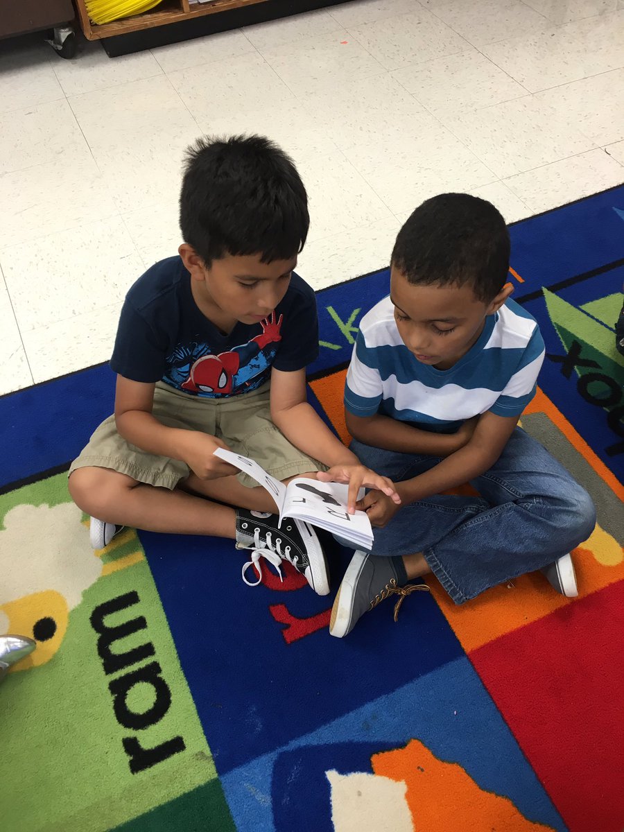 We are so lucky to have such a wonderful group of book buddies to help us learn our letters! <a href="/GuilfordEle/">Guilford Elementary School</a> #ggators17