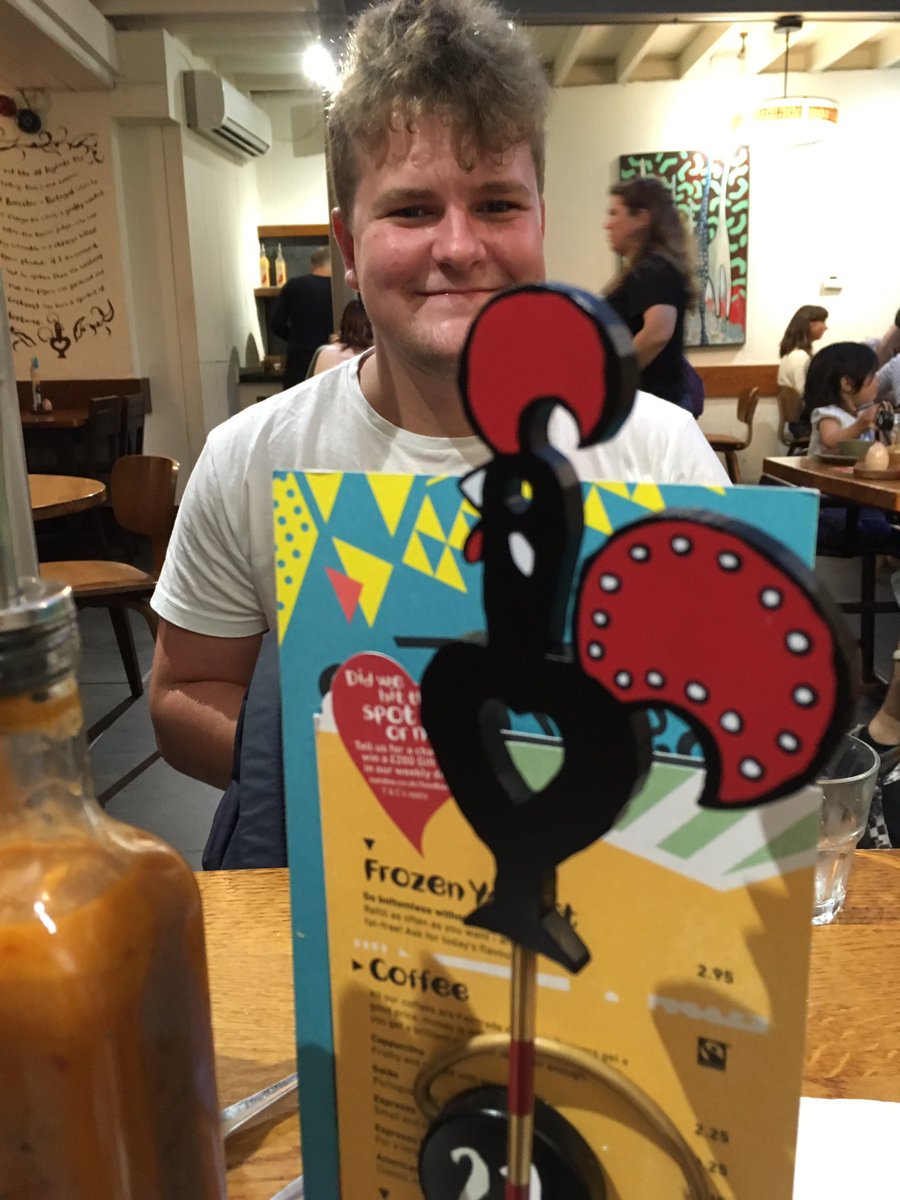 He's so happy at the prospect of food #cherub