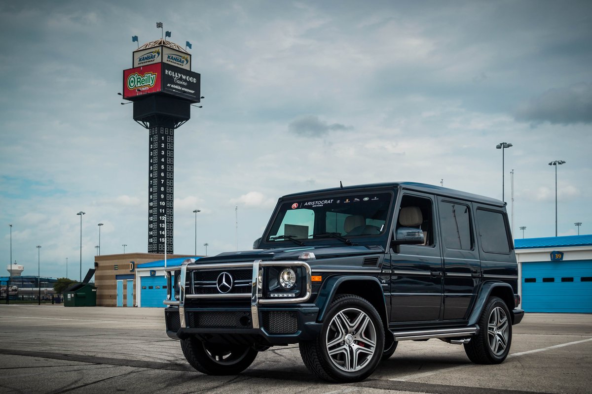 AristocratKC's tweet image. We sponsored the #TreadsandThreads at the Kansas Speedway last weekend and the Mercedes-AMG G63 was right at home!