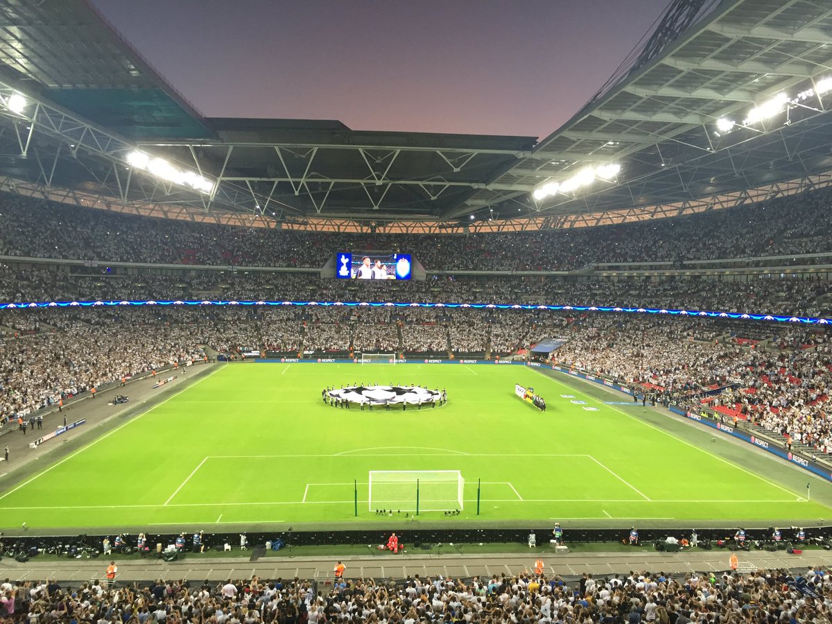 Tottenham takeover!!! #SpursAtWembley