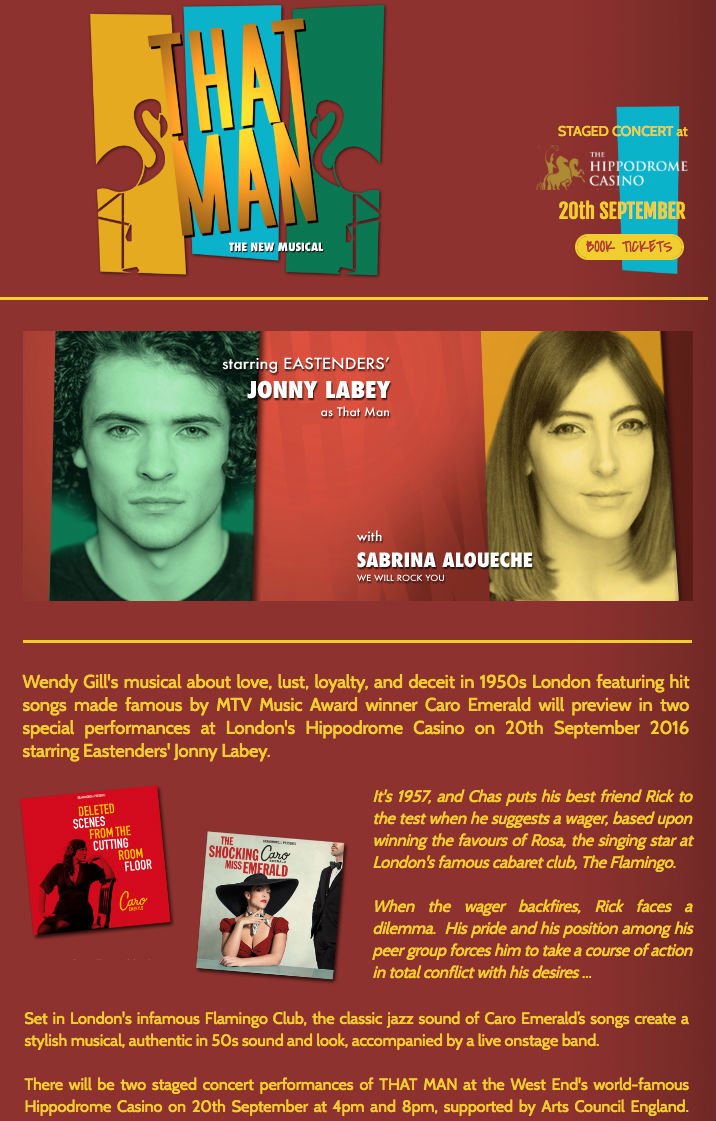 MyTheatreMates's tweet photo. .@ThatManMusical has 2 perfs only: 4 &amp; 8pm, Tue 20 Sep @HippodromeLDN https://t.co/xImiNZIwgp #advertiser Read on... https://t.co/vLx5PWAxuC