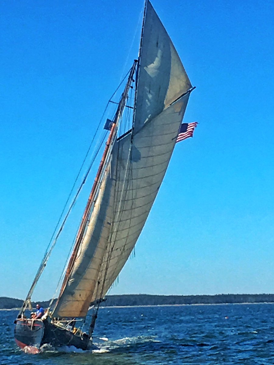 kenbowmanphoto's tweet photo. #Windjamming at #WoodenBoat @WeatherFlowCHAS @SchoonerTaber @MaineWindjammer #thisiswindjamming https://t.co/IkjrMPk1lp